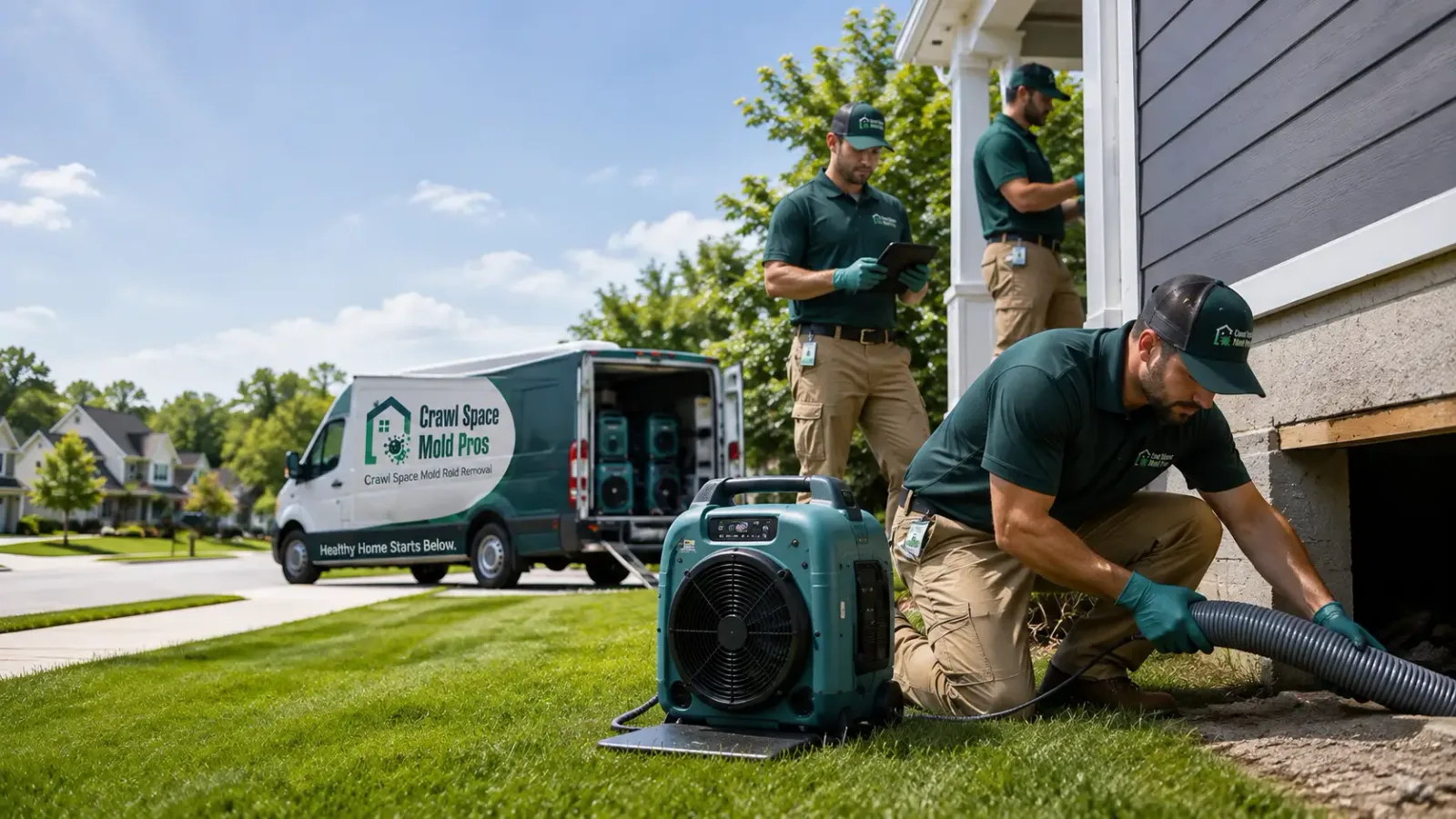 Crawl Space Mold Removal in Deerfield, OH